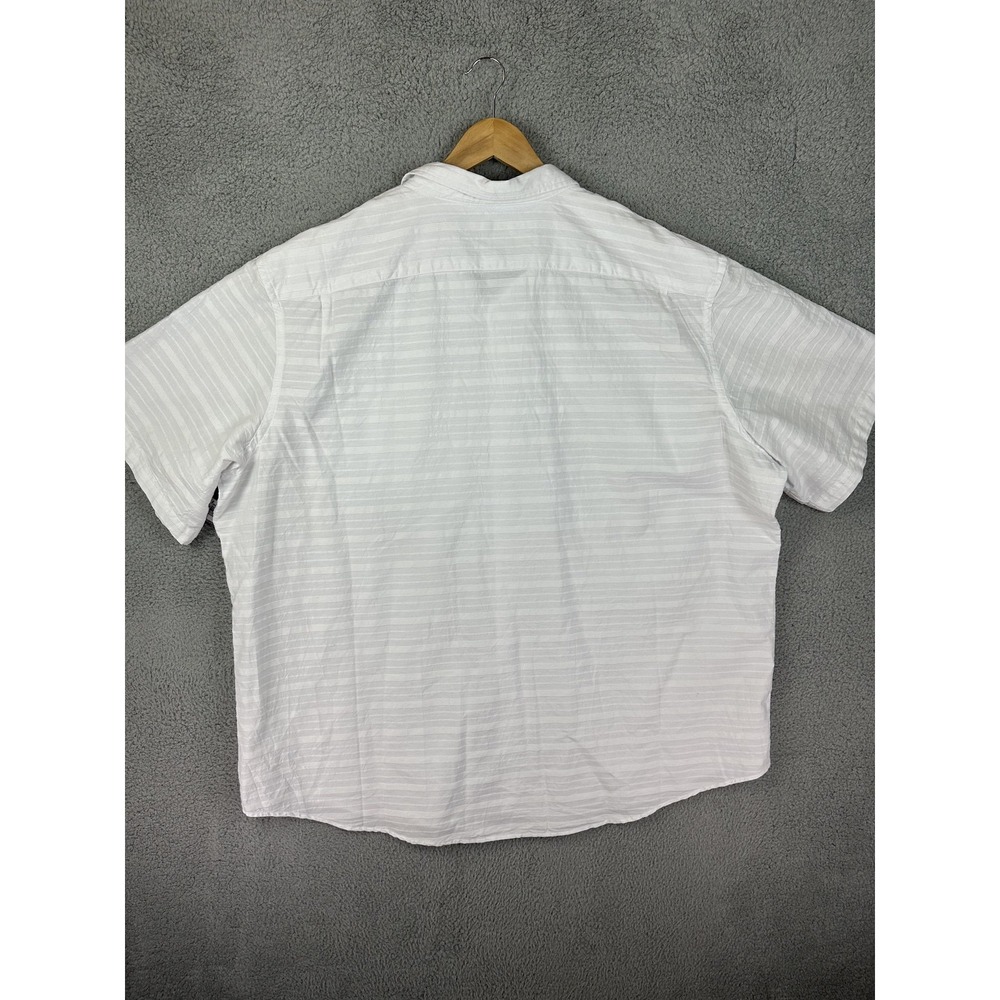 Old Navy Shirt Mens 4XL Tall White Everyday Regular Fit Short Sleeve Cotton New - Picture 7 of 11